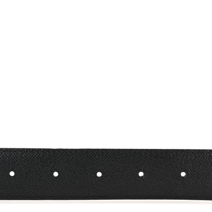 Louis Vuitton Calfskin Monogram 30mm LV Initiales Reversible Belt 80 32 Black 4 of 6