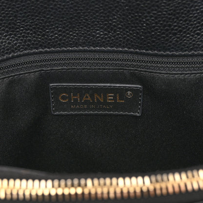 Chanel Caviar Quilted Grand Shopping Tote GST Black 6 of 9
