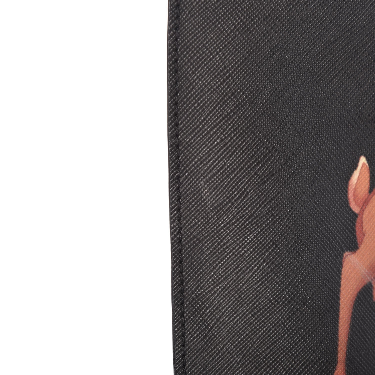 Givenchy Textured Coated Canvas Bambi Print Cosmetic Pouch Black 8 of 8