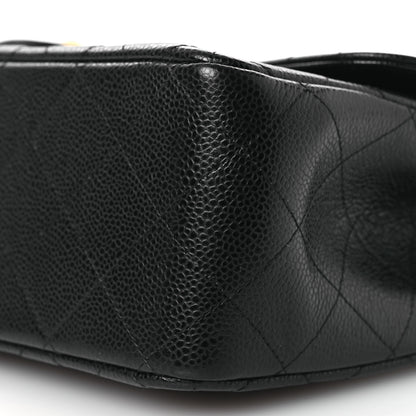 Chanel Caviar Quilted Jumbo Double Flap Black 19 of 27