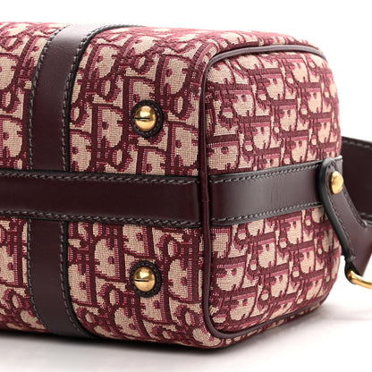 Christian Dior Oblique Boston Bag Bordeaux 10 of 10