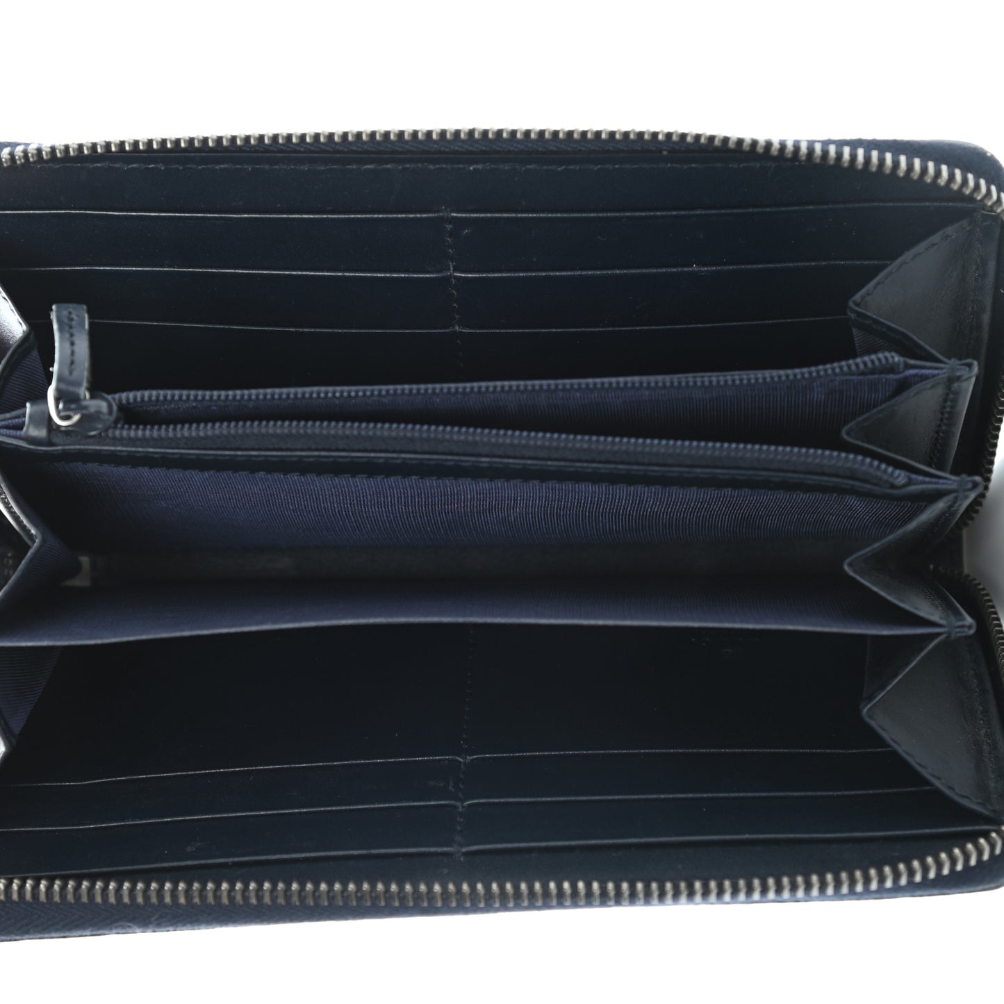 Guccissima Zip Around Wallet Blue