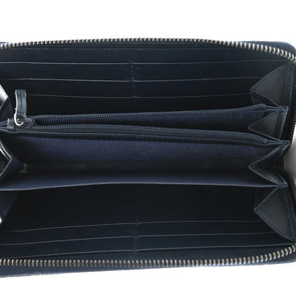 Gucci Guccissima Zip Around Wallet Blue 5 of 11