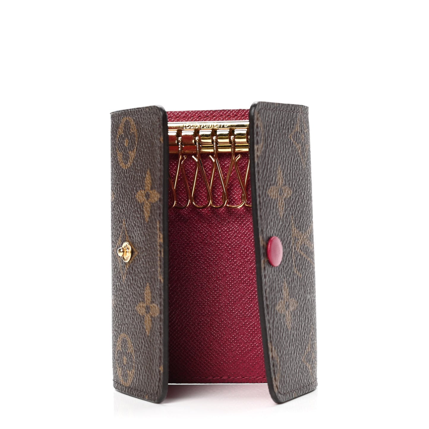 Monogram 6 Key Multicles Holder Fuchsia