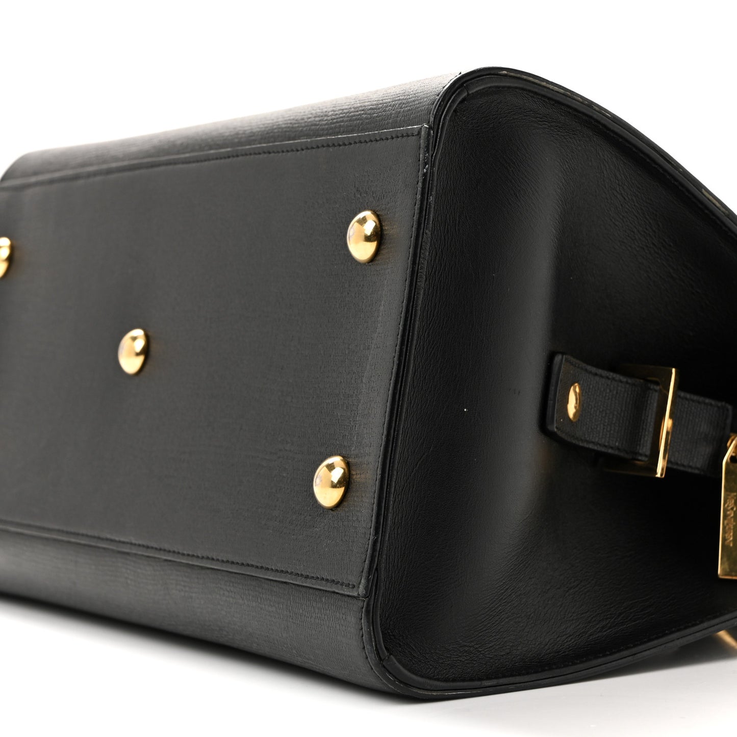 Textured Calfskin Small Classic Y Cabas Black