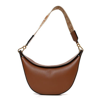 Loewe Satin Calfskin Jacquard Luna Bag Pecan 1 of 9
