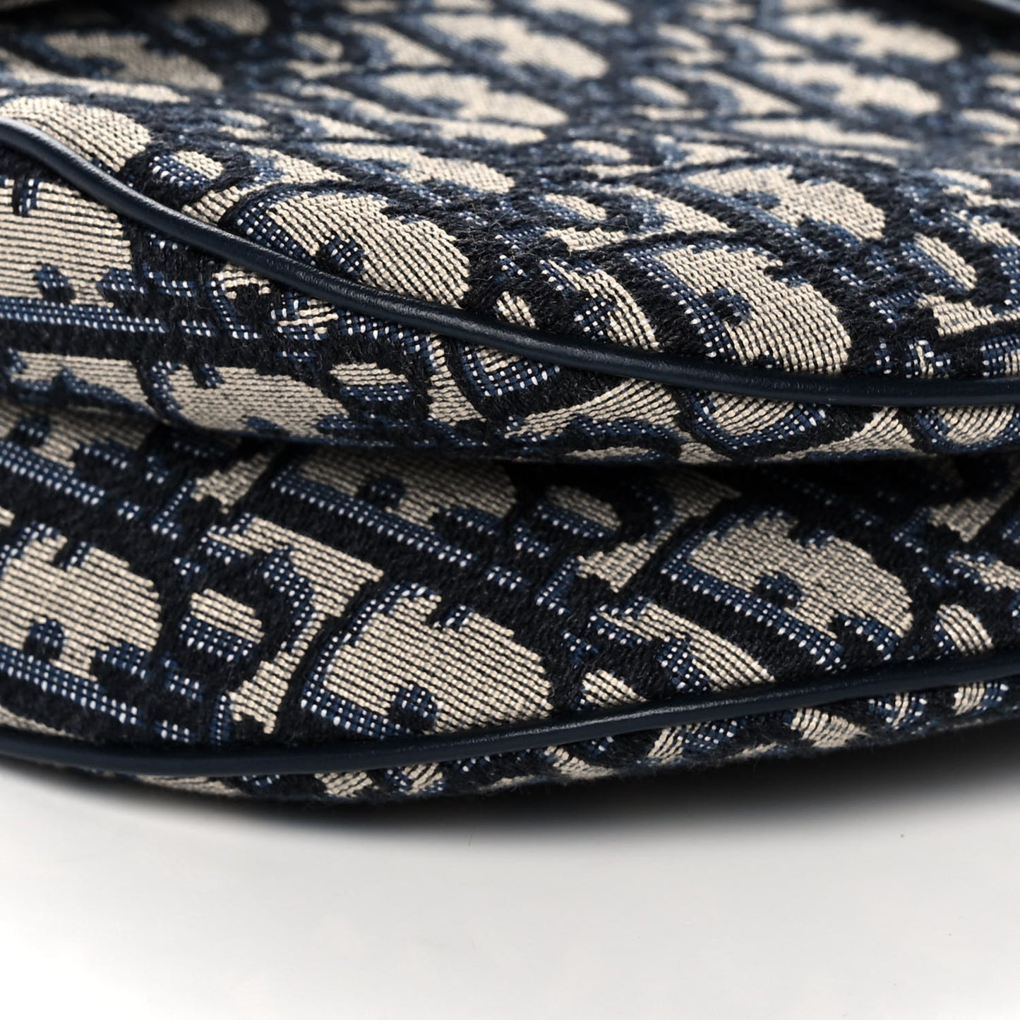 Oblique Saddle Bag Blue