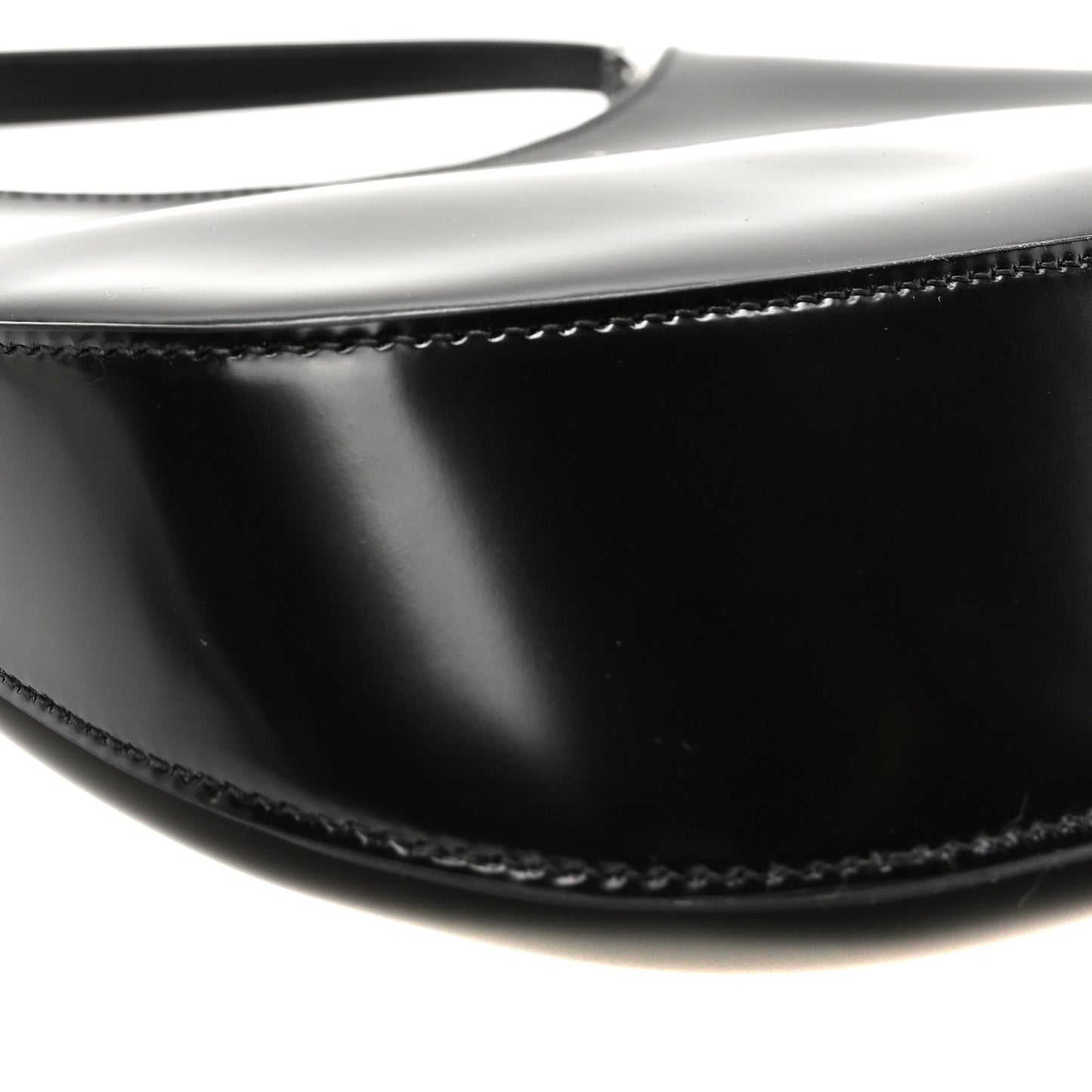 Spazzolato Cleo Shoulder Bag Black