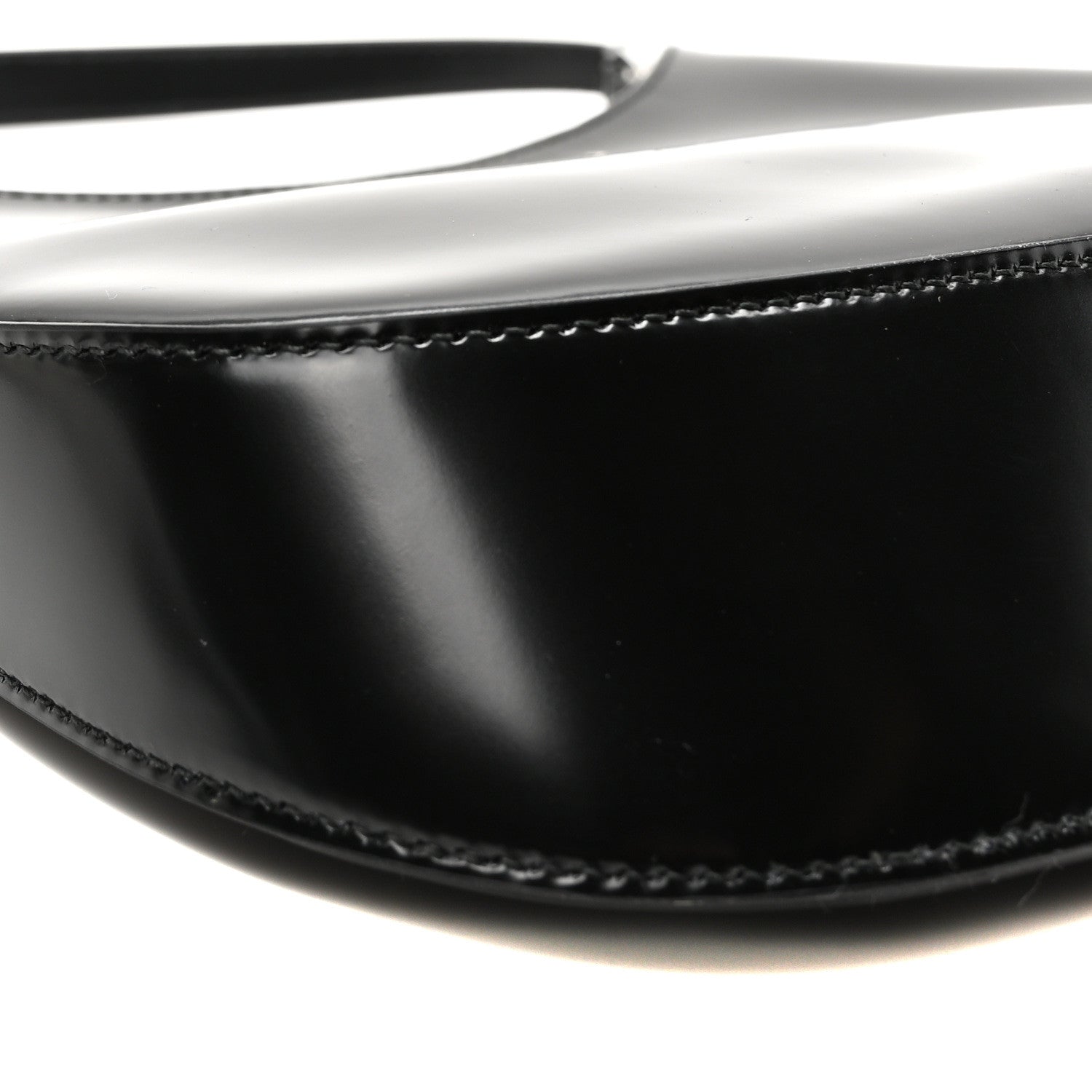 Prada Spazzolato Cleo Shoulder Bag Black 9 of 10