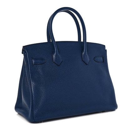 Hermes Togo Birkin 30 Bleu Saphir 3 of 11