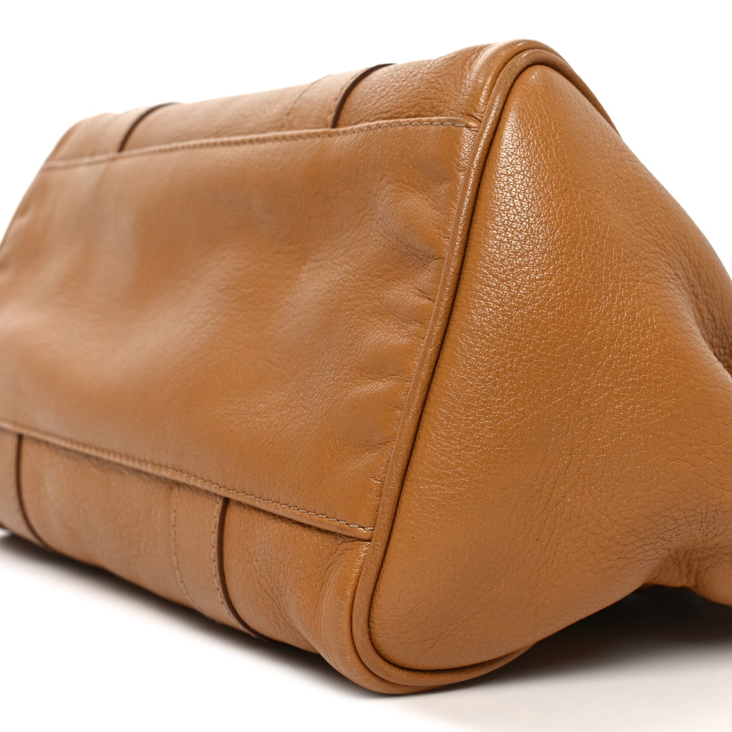 Mulberry Glossy Buffalo Small Bayswater Satchel Fudge 9 of 9