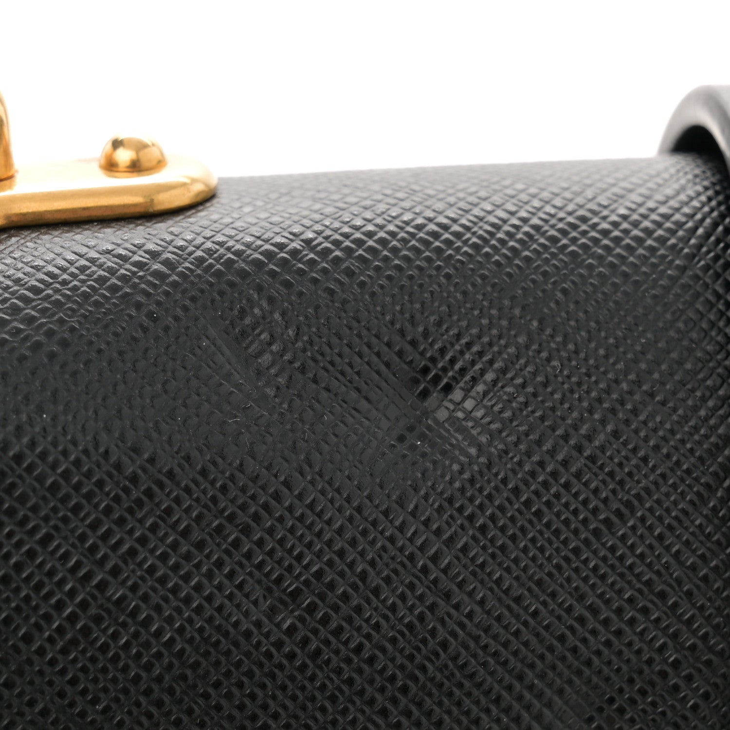 Prada City Calfskin Saffiano Cahier Bag White Black 16 of 17