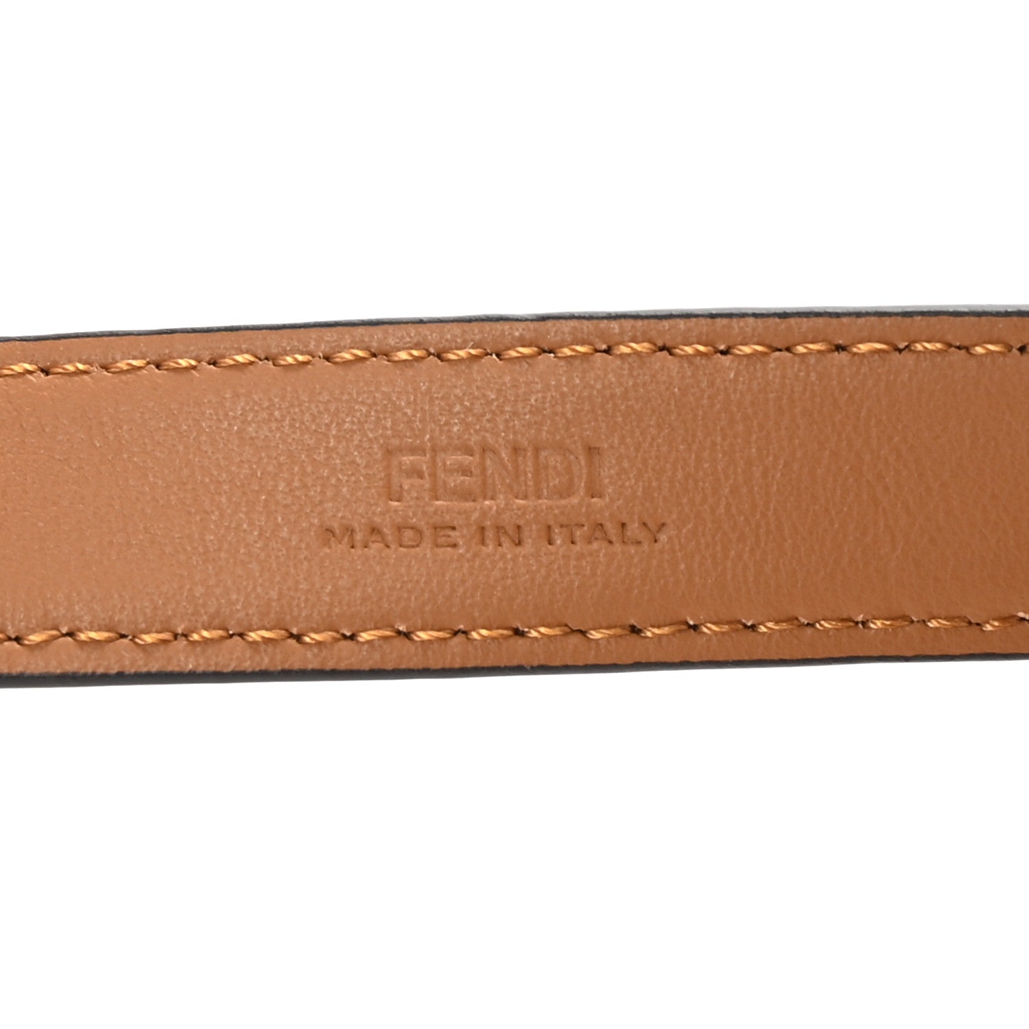 Fendi Vitello Cruise FF 20mm Belt 90 36 Caramello 5 of 6