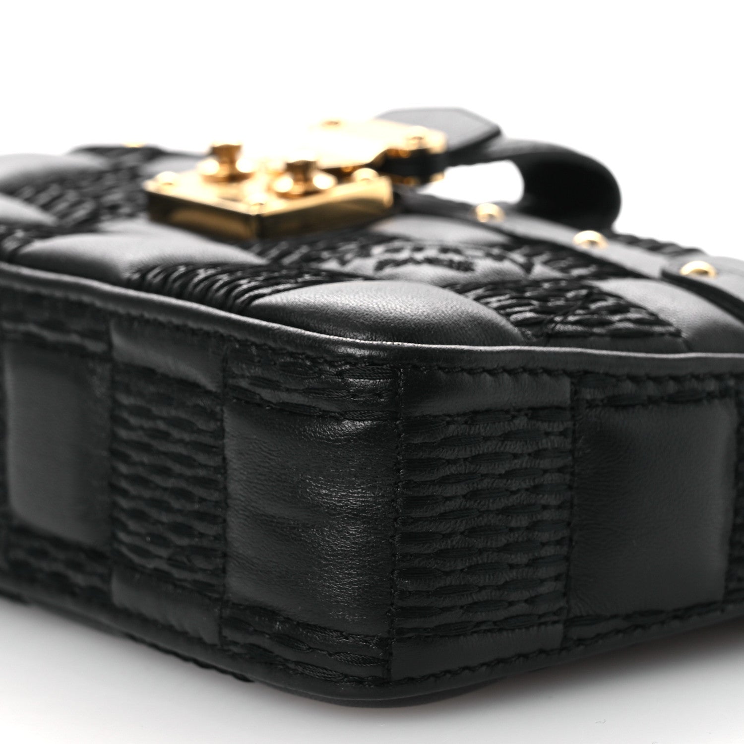 Louis Vuitton Damier Quilt Lambskin Troca Pochette Black 9 of 13