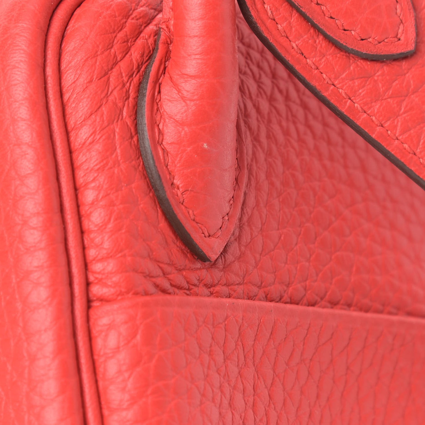 Taurillon Clemence Mini Lindy 20 Rouge Tomate