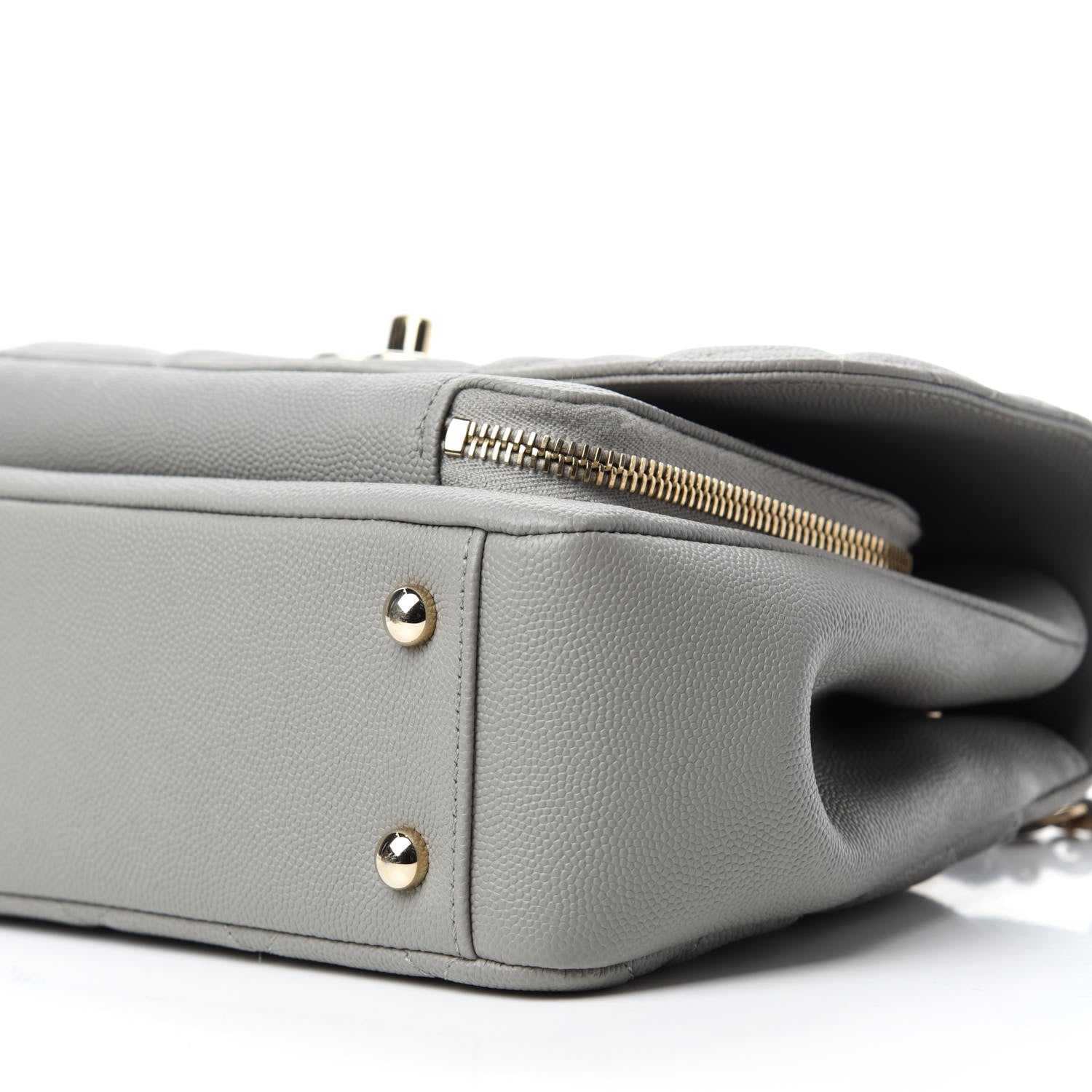 Chanel Caviar Quilted Small Business Affinity Flap Grey 7 of 13