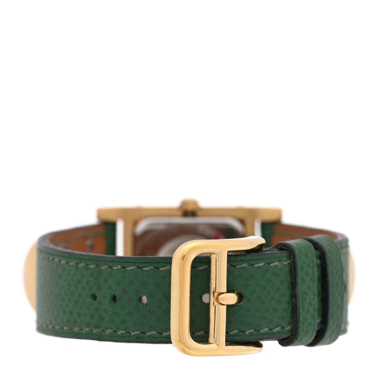 Hermes Stainless Steel Courchevel 23mm Medor Quartz Watch Vert Clair 3 of 5