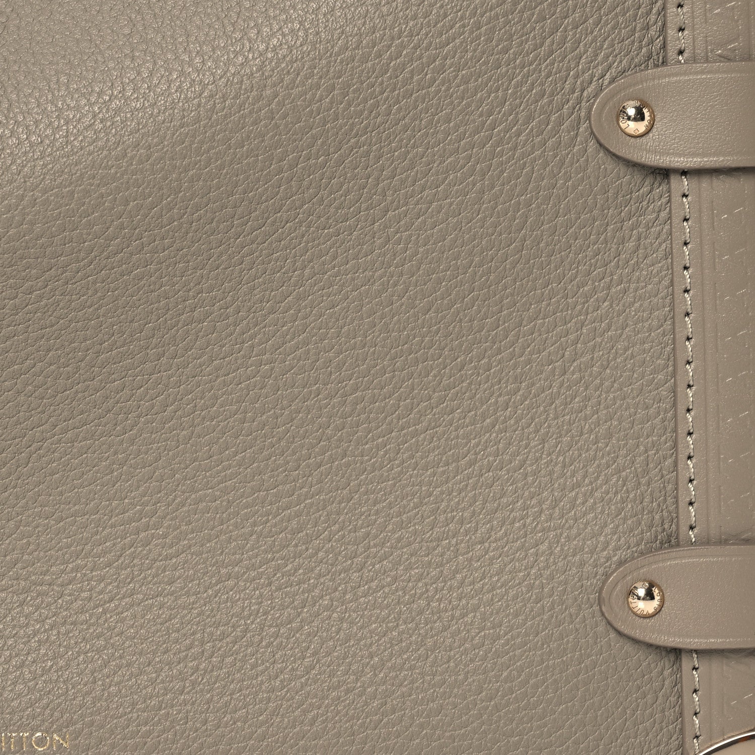 Louis Vuitton Calfskin Side Trunk MM Taupe 7 of 11