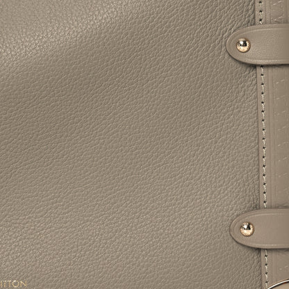 Louis Vuitton Calfskin Side Trunk MM Taupe 7 of 11