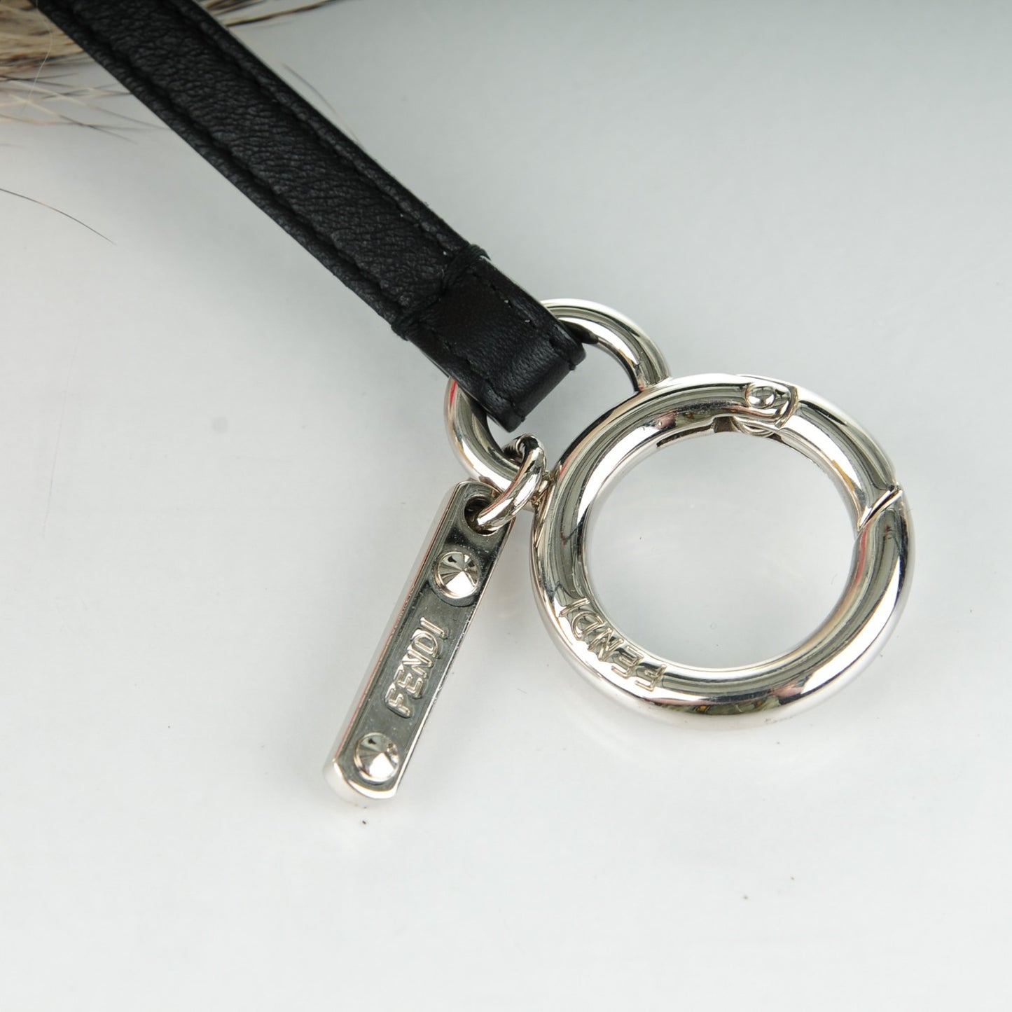 Mink Fox Rabbit Fur Vitello Flamingo Kurioso Monster Bag Bug Charm Beige Multicolor Black