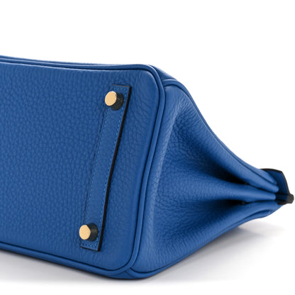 Hermes Togo Birkin 25 Bleu Zellige 9 of 10