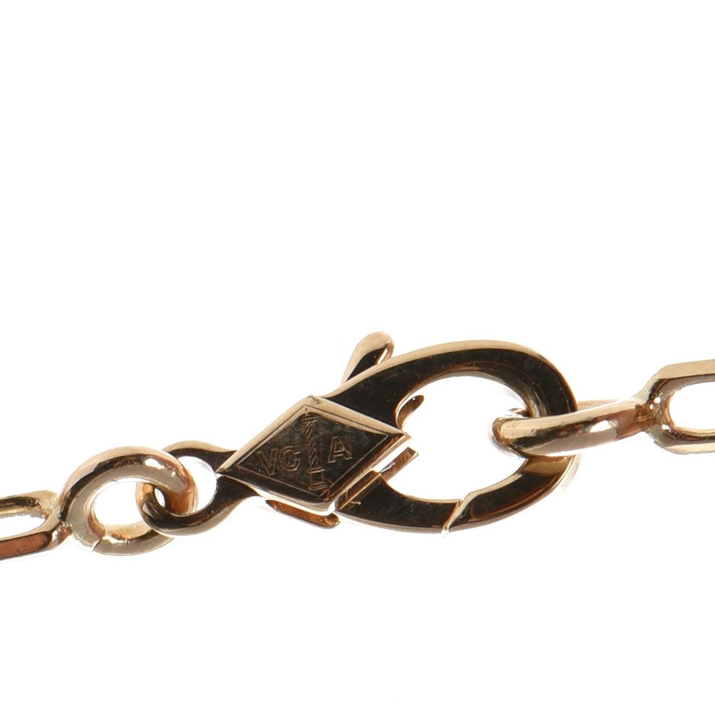 18K Yellow Gold Black Onyx 10 Motifs Vintage Alhambra Necklace