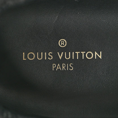 Louis Vuitton Calfskin Monogram Mens Rivoli Sneakers 9 White Black 7 of 13