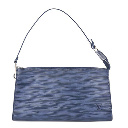 Louis Vuitton Epi Pochette Accessories 24 Myrtille 1 of 9