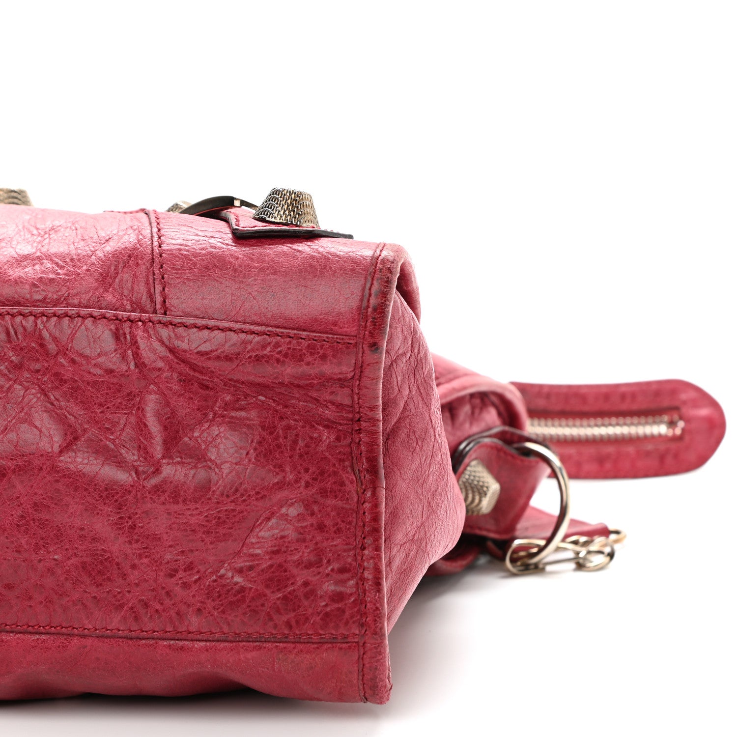 Balenciaga Agneau Giant 21 Silver Hardware City Pourpre 10 of 13