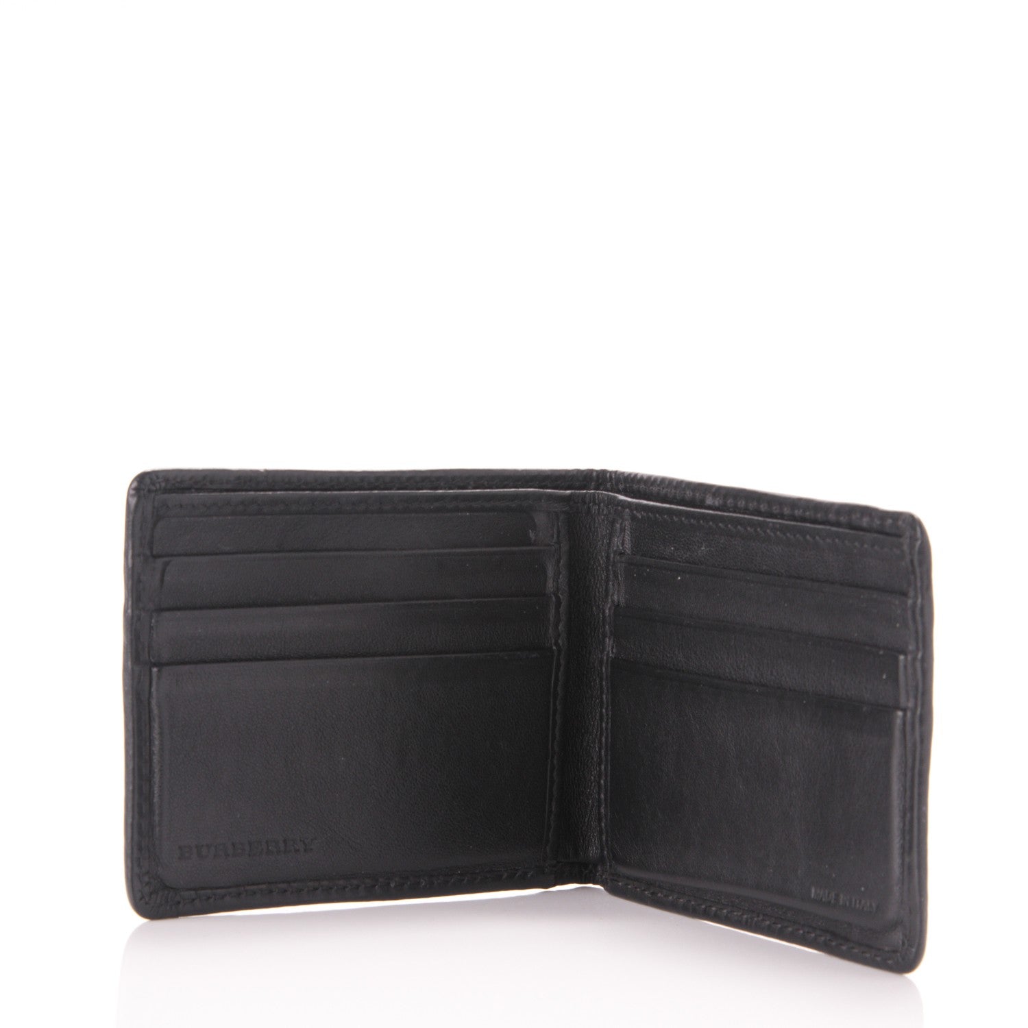 Burberry Horseferry Check Bi-Fold Wallet Black 5 of 8