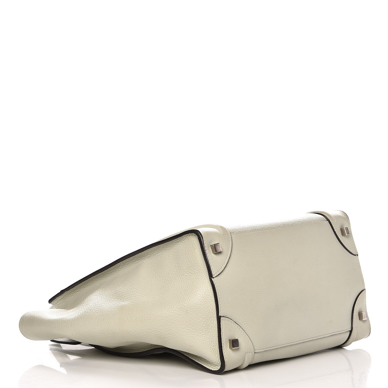 Celine Drummed Calfskin Mini Luggage Lune 4 of 15