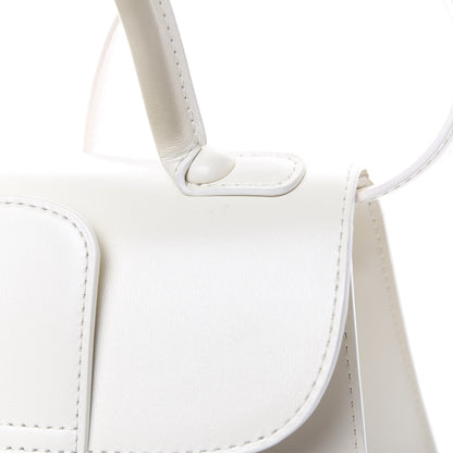 Delvaux Calfskin Mini Brillant Satchel Ivory 8 of 16