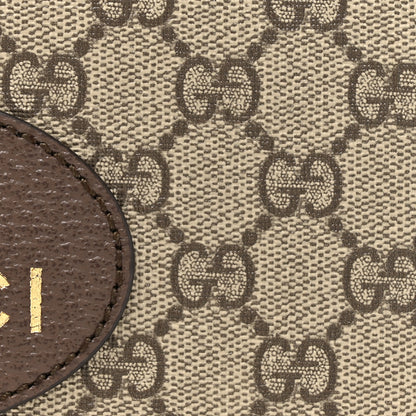 Gucci GG Supreme Monogram Web Neo Vintage Shoulder Bag Beige New Acero Crop 8 of 11