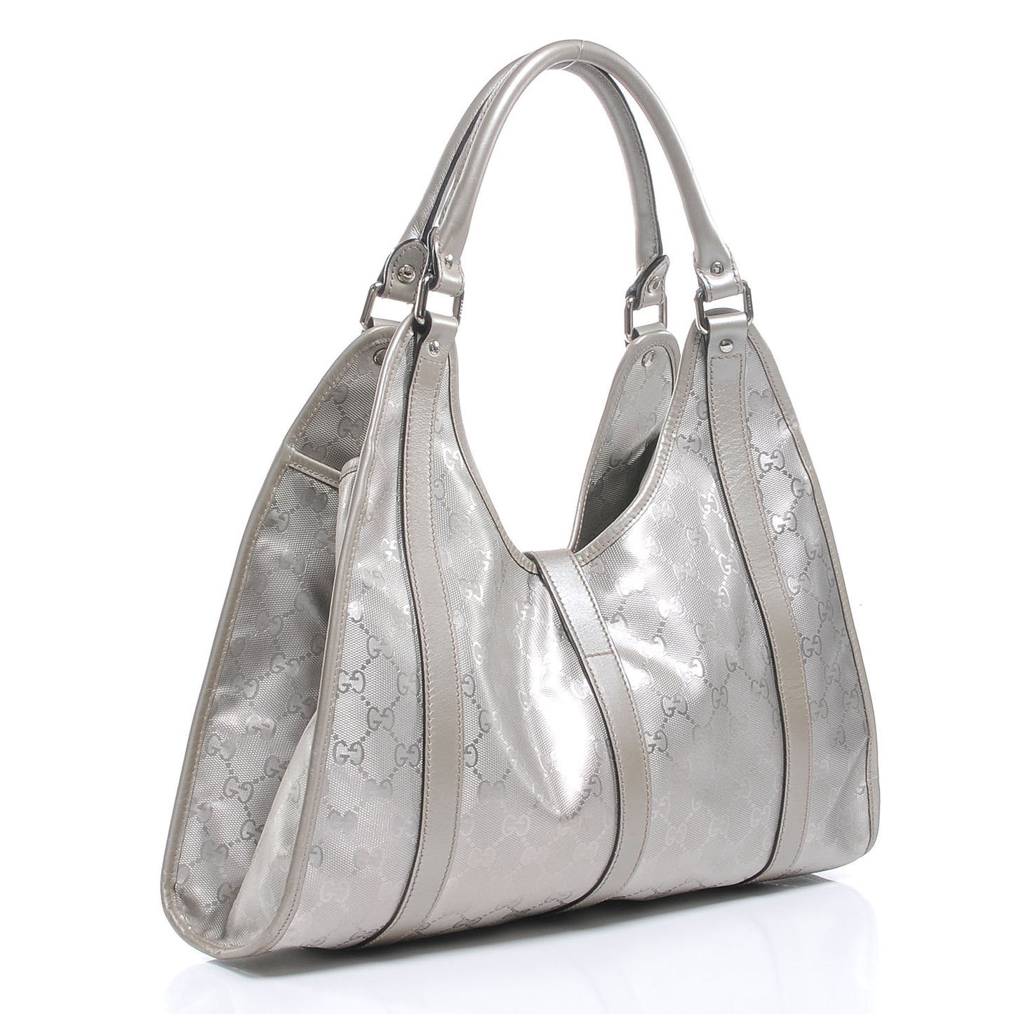 Imprime Monogram Medium Joy Shoulder Bag Silver