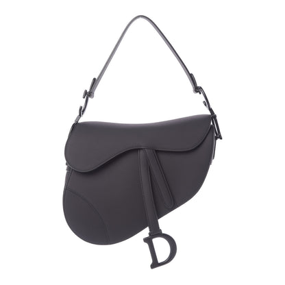 Christian Dior Ultra Matte Calfskin Saddle Bag Black 1 of 11