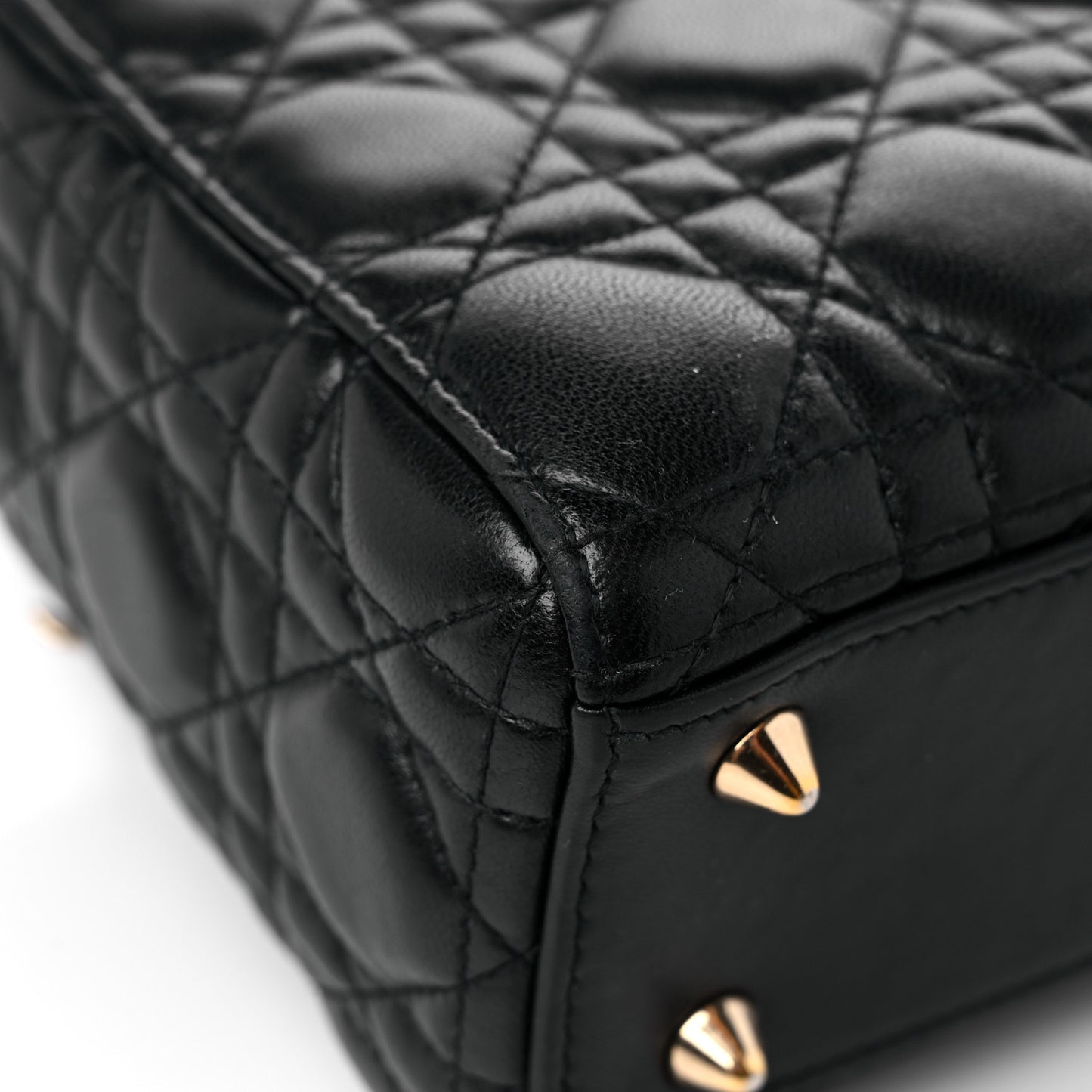 Lambskin Cannage Small My ABCDior Lady Dior Black