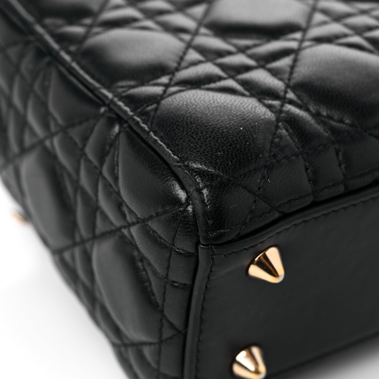 Christian Dior Lambskin Cannage Small My ABCDior Lady Dior Black 9 of 13