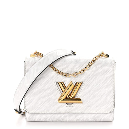 Louis Vuitton Epi Twist Shoulder Bag MM White 1 of 11
