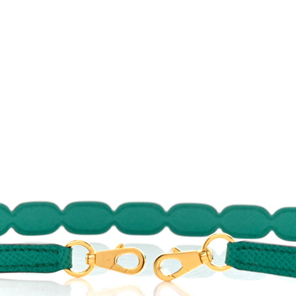 Hermes Epsom Petits Maillons Bag Strap Vert Jade Bleu Brume 3 of 4