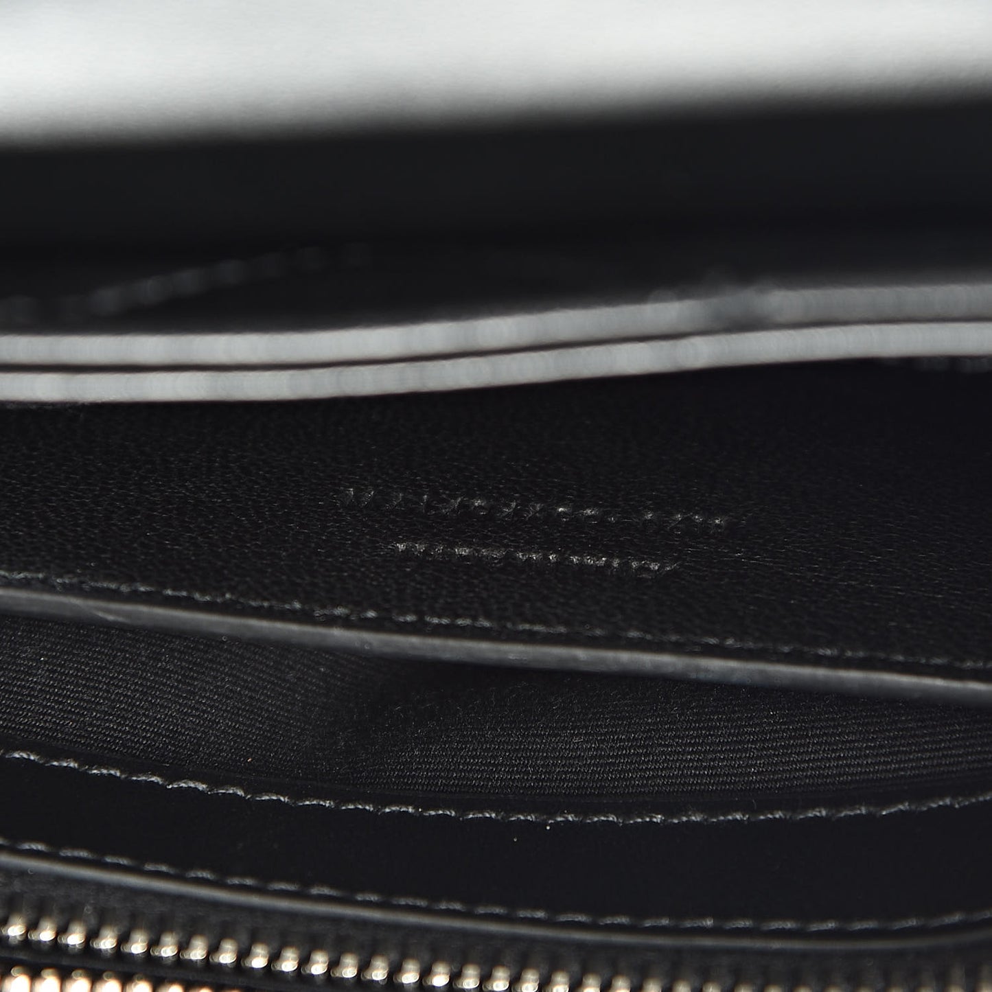 Calfskin Y Quilted Monogram Small Loulou Chain Satchel Black
