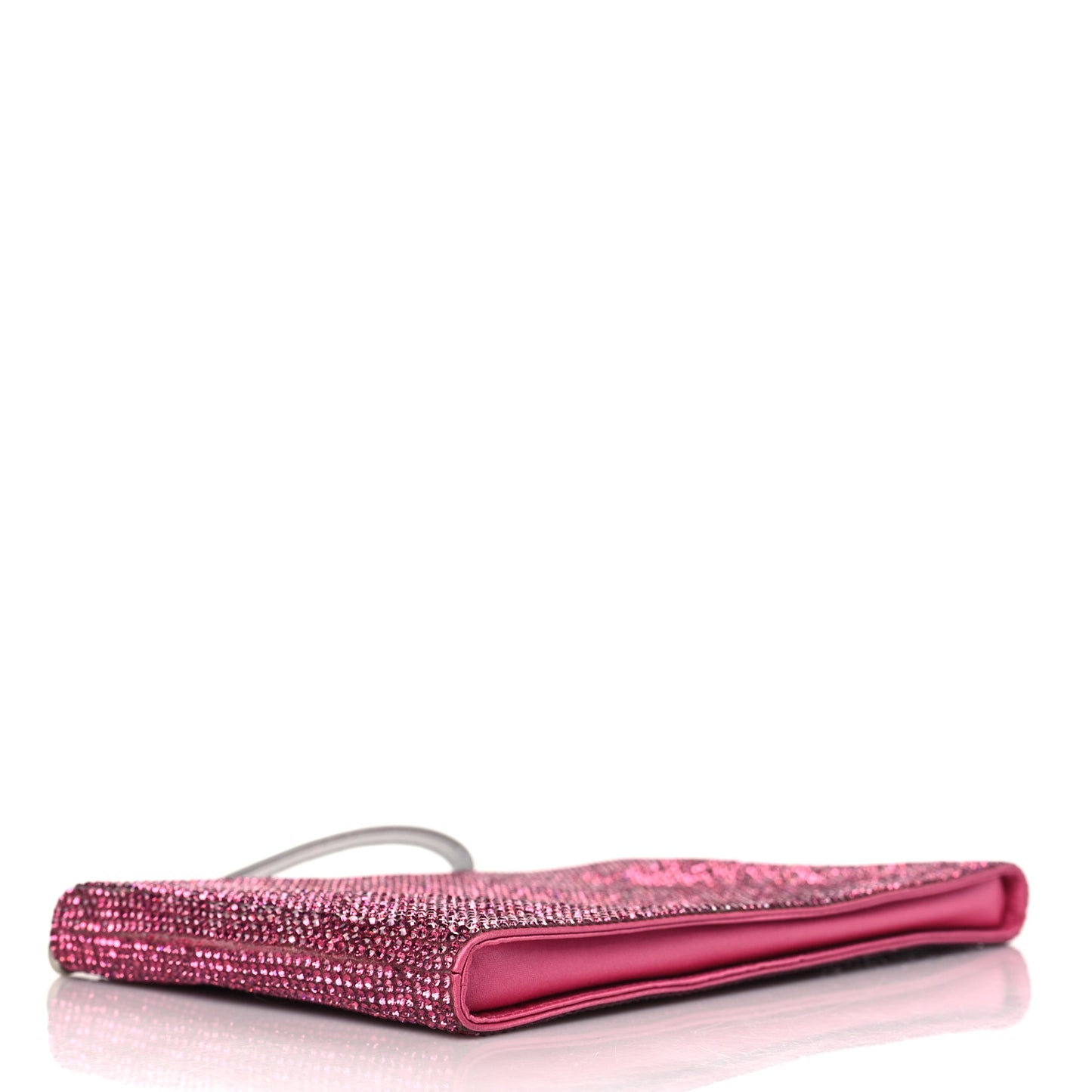 Swarovski Crystal Wristlet Pouch Pink