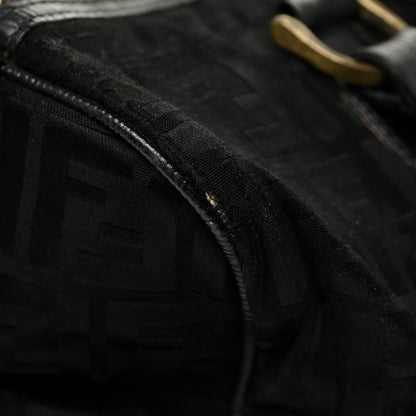 Fendi Canvas Zucca Bowler Black 32 of 37