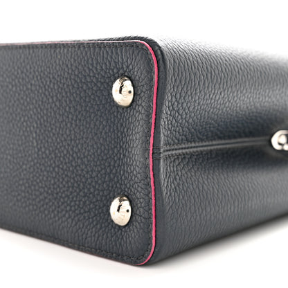 Louis Vuitton Taurillon Capucines PM Cobalt Fuchsia 9 of 12