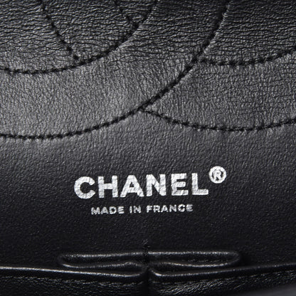 Chanel Distressed Lambskin Quilted 2.55 Reissue 227 Flap Dark Silver 5 of 7