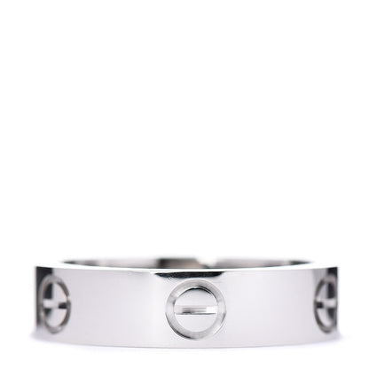 Cartier Platinum Diamond 5.5mm LOVE Ring 60 9.25 1 of 6