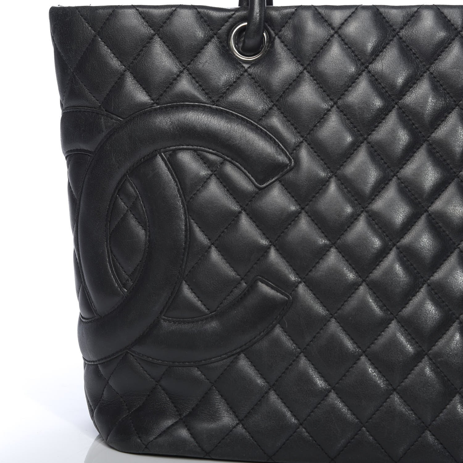 Chanel Calfskin Quilted Large Cambon Tote Black 16 of 16