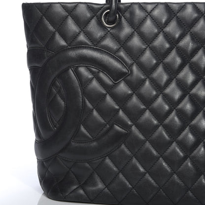 Chanel Calfskin Quilted Large Cambon Tote Black 16 of 16
