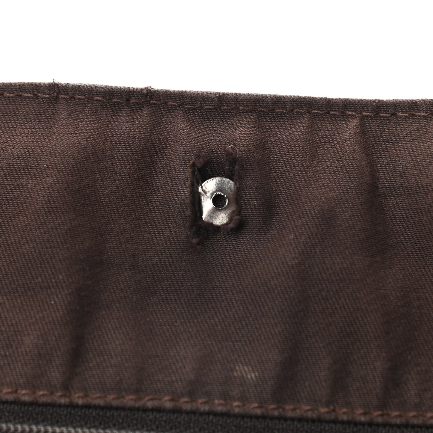 Monogram Large Abbey Tote Dark Brown