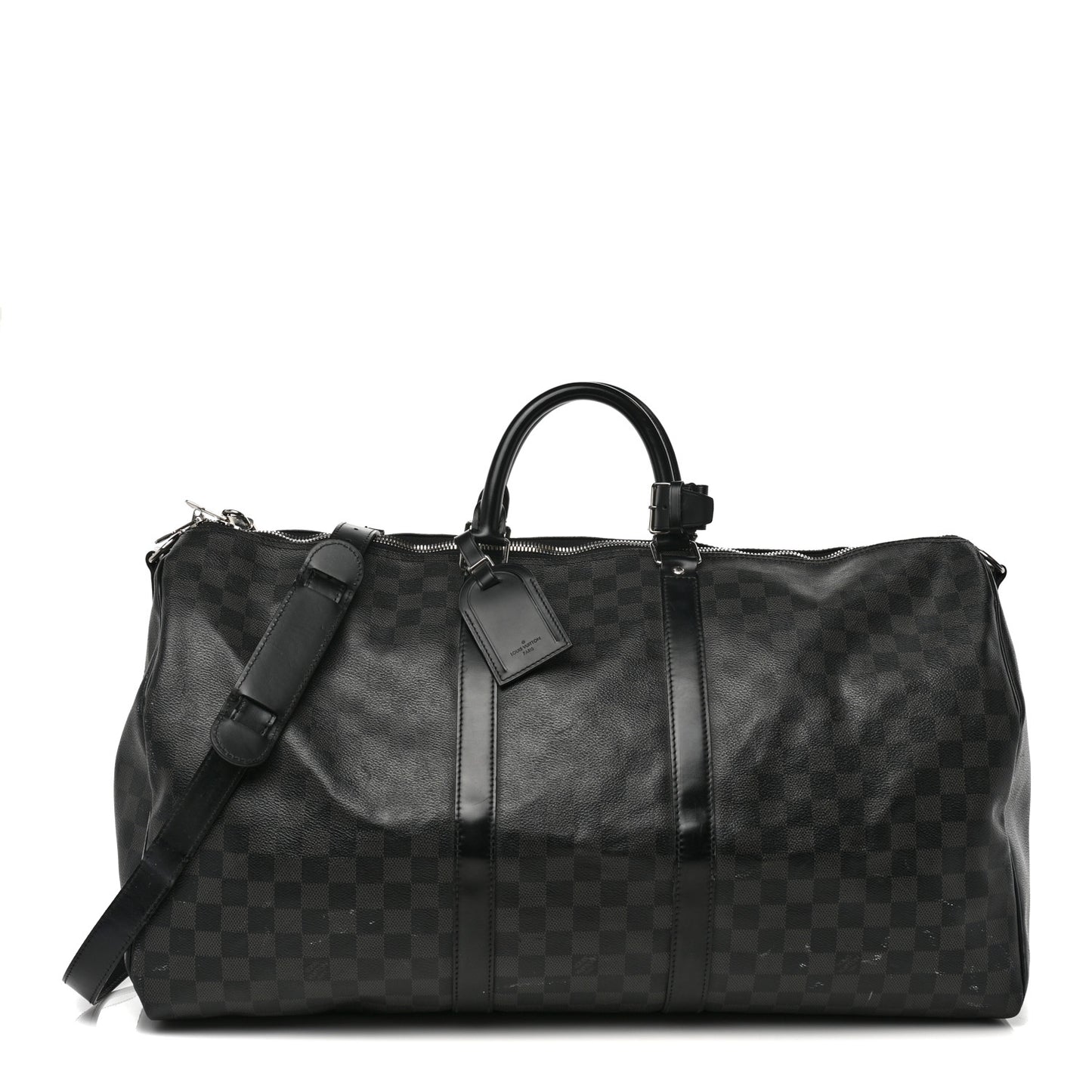 Damier Graphite Keepall Bandouliere 55