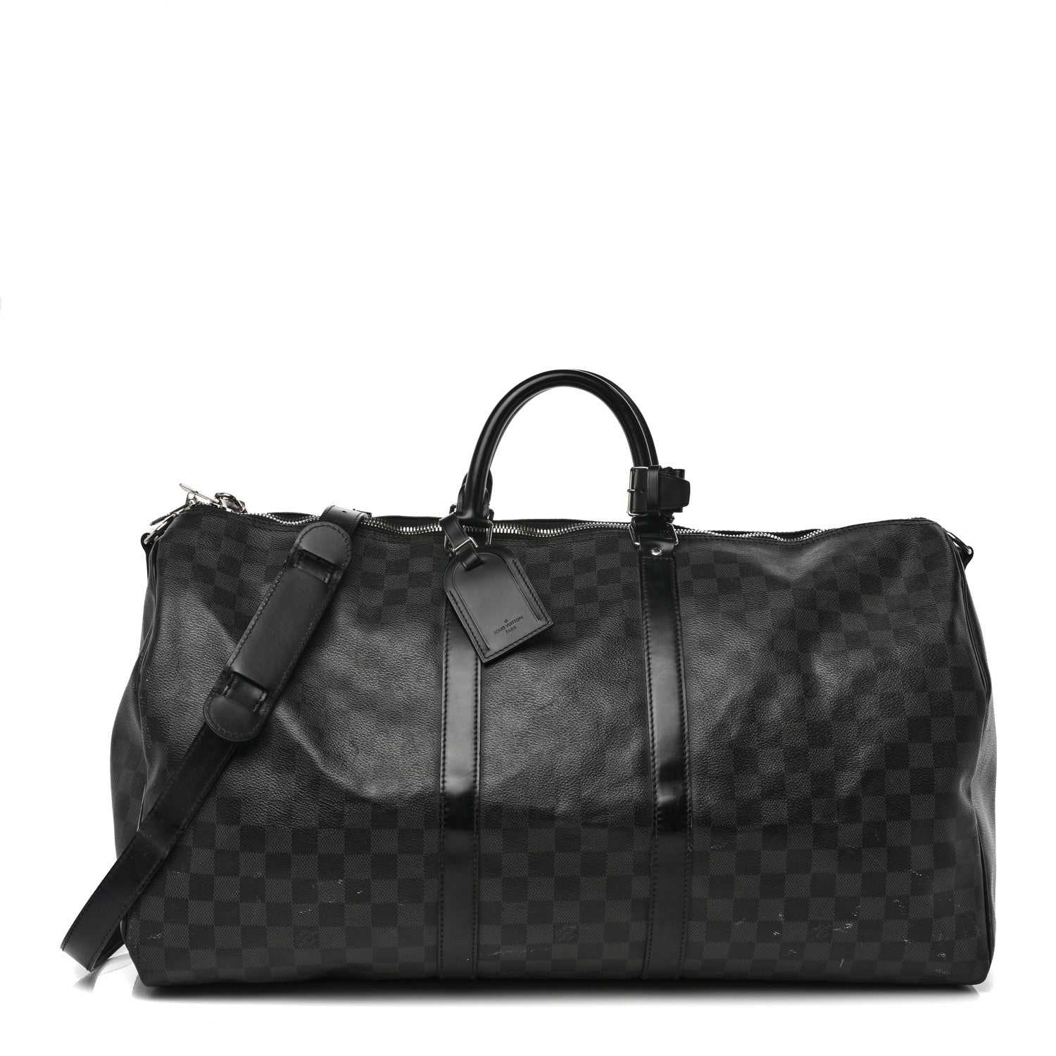 Louis Vuitton Damier Graphite Keepall Bandouliere 55 1 of 11